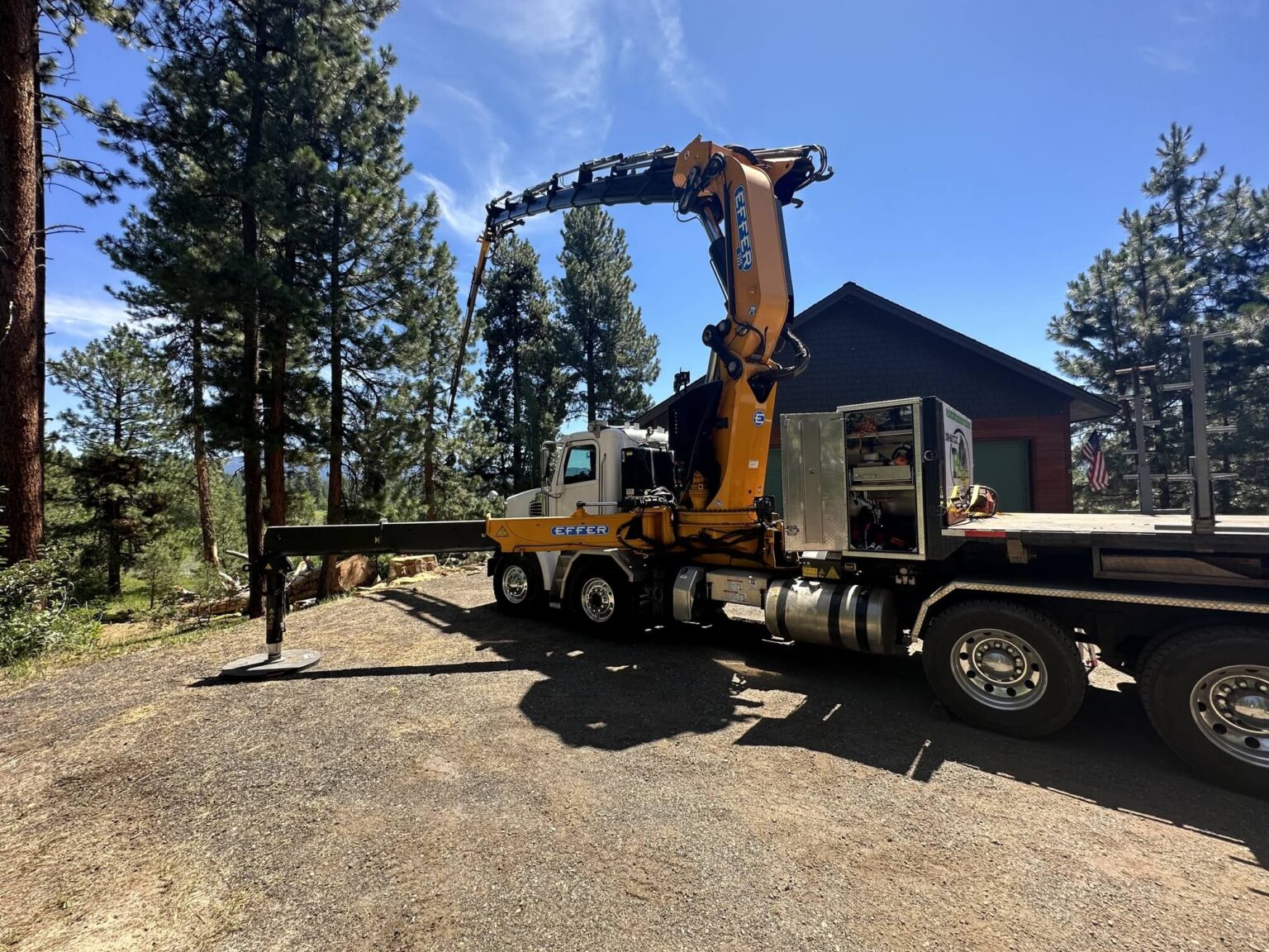 Parker Tree Service equipment staged for professional property work
